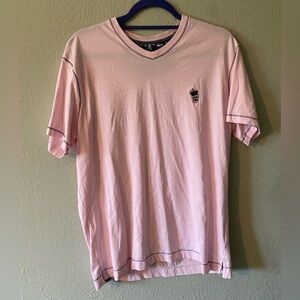 Robert Graham Men’s Classic Pink Luxury Tee Size L